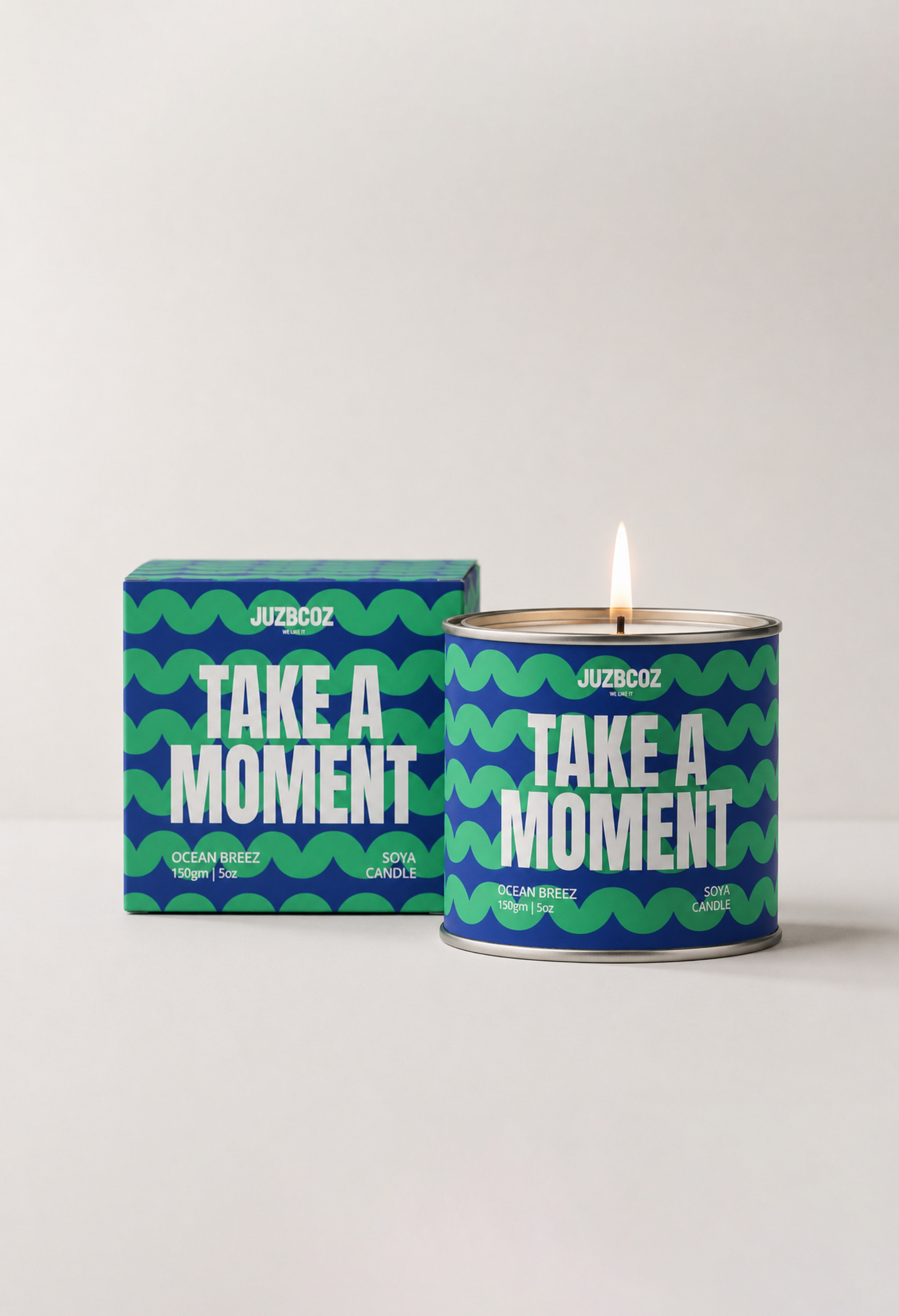 TAKE A MOMENT CANDLE — Ocean breeze