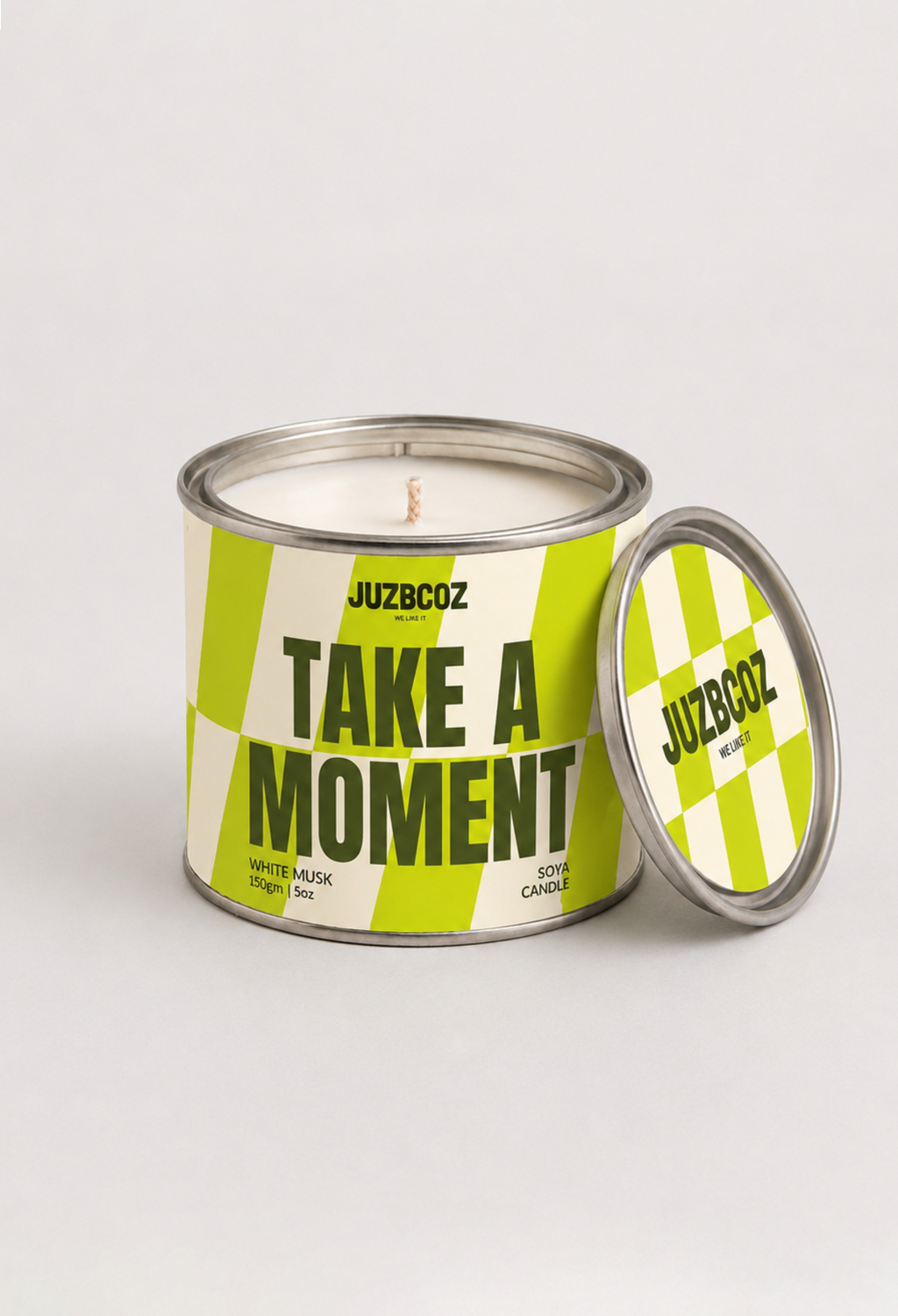 TAKE A MOMENT CANDLE —  White Musk