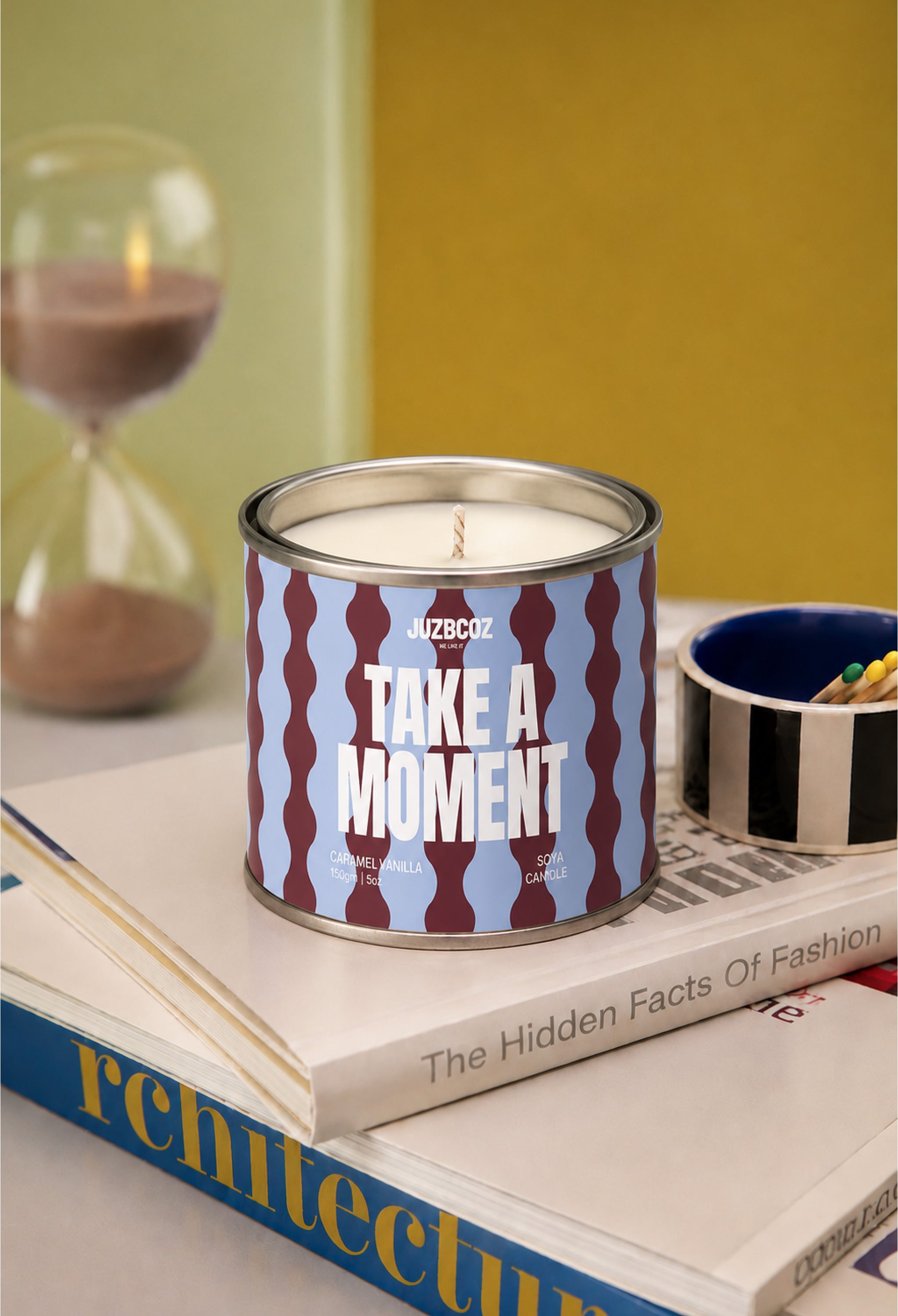 TAKE A MOMENT CANDLE — Caramel Vanilla